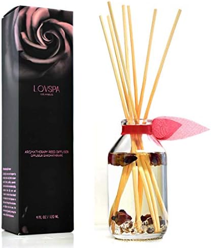 Reed Diffuser Set - Velvet Rose Scented Diffuser with Sticks
