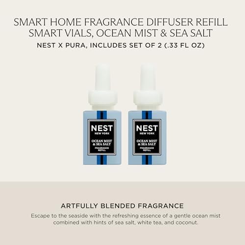 NEST New York Smart Home Fragrance Refill, Ocean Mist & Sea Salt