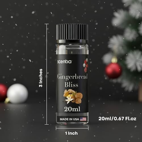 Scentia Winter Holiday Fragrance Oil Gift Set, 3X20 mL