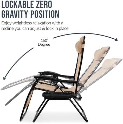 Best Choice Products Set of 2 Extra Wide Zero Gravity Chair Recliner