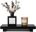 Wood Bathroom Tray Farmhouse Decor Kitchen Soap Holder, 10"x4.5" Black