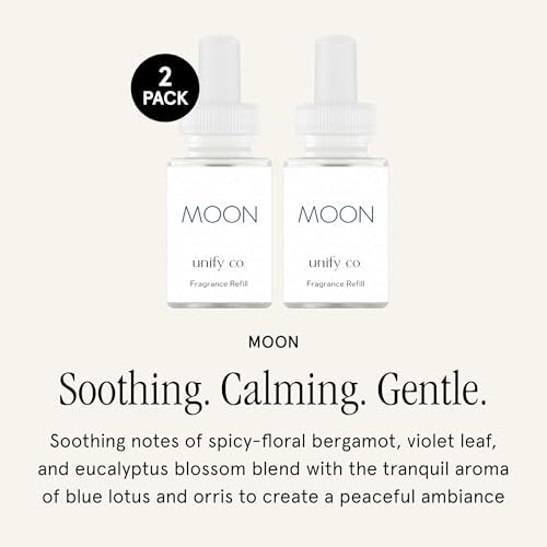 Pura x Unify Co. Home Diffuser Refill, 2 Pack, Moon