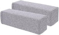 2 Pack Couch Arm Rest Pillow, 6''x6''x20'' Linen Cover, High Density Foam Armrest Cushion, Removable & Washable Elbow Support for Sofa, Bed, and Armchair (Grey)