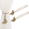 2 Piece Magnetic Curtain Holdbacks Flying Bee Curtain Holder Resin Curtains Tiebacks Vintage Drapes Ties Decorative Retro Tie Back Buckle Accessory for Home Office Kitchen Outdoor Balcony Window Decor