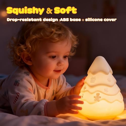 Squishy Christmas Tree Night Light Cute Lamp