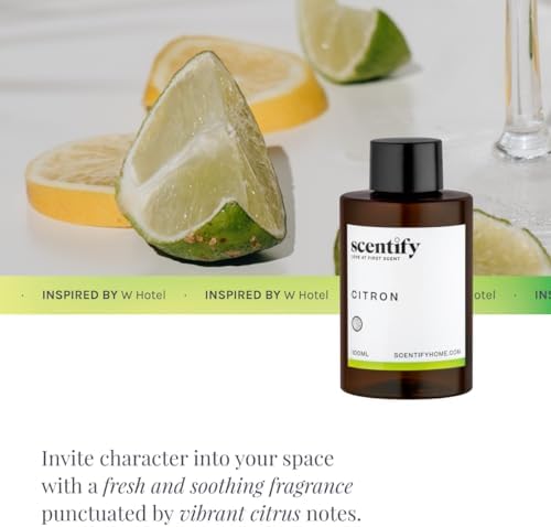 Scentify Citron Aroma Oil Refill for Diffusers, 100ml / 3.38 fl oz