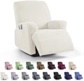 KinCam Oversized Recliner Chair Covers, Reclining Cover, Cream