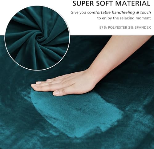 NICEEC Love Seat Couch Covers Loveseat Covers Universal Cover with Skirt