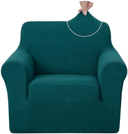U-NICE HOME Stretch Recliner Chair Cover Armchair Slipcover, Blue