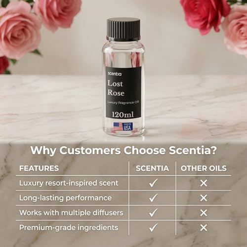 Lost Rose Scent Oil Refill 120 mL for Ultrasonic & Cold Air Diffuser
