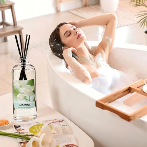 STRN Reed Diffuser Oil Refill, Jasmine Scent Diffuser Refill 16.9 Fl Oz