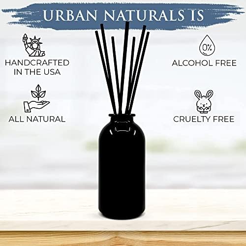 Urban Naturals Reed Diffuser Set, Crisp White Linen - Bathroom Shelf Décor