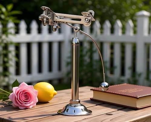 Sunnytech Steel Balance Plane Physics Toy Kinetic Art Balance Toy Balancing Decompressive Science Home Office Toy for Desk Decor WJ066