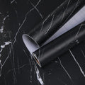 Marble Contact Paper Black Peel and Stick Wallpaper for Kitchen Countertop