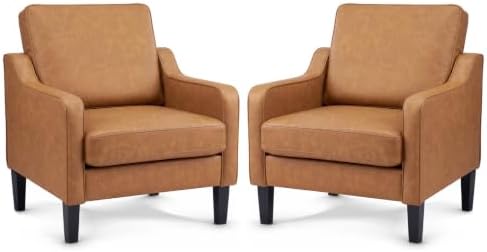 VINGLI Accent Chairs Set of 2, Modern Traditional Armchair for Living Room
