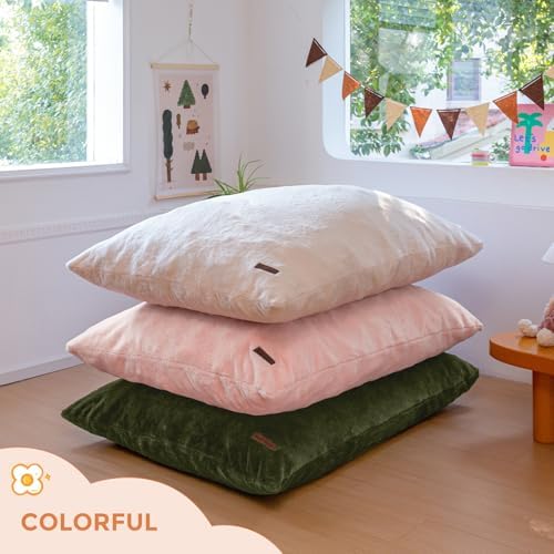 MAXYOYO 3 in 1 Kids Bean Bag Chair, Comfy Floor Sofa with Removed Cover