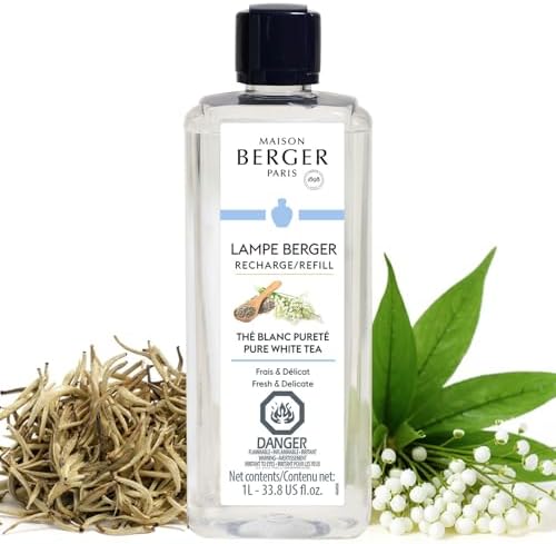 MAISON BERGER Lampe Berger Refill, 1 L, Pure White Tea