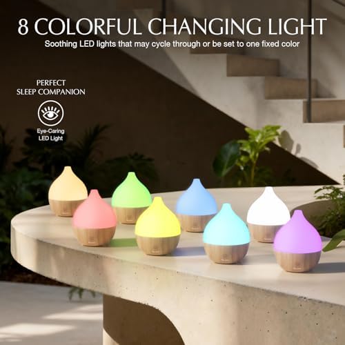 SALKING Essential Oil Diffuser with Luxury Hotel Fragrance Oil Set, 100ml