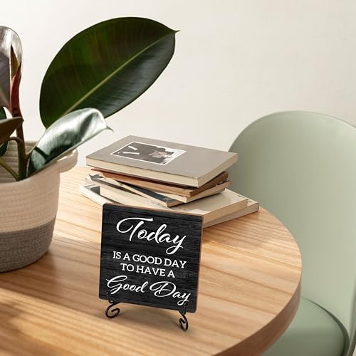 DETIHO Inspirational Quotes Home Office Desk Decor with Stand