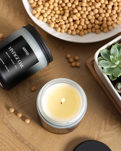 AOOVOO Scented Candles Set - 6 Pack Men Candles for Home Scented
