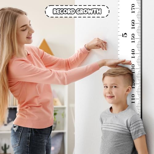 Growth Chart,Kids Canvas Height Ruler,Removable Wall Decor