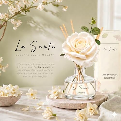 White Gardenia Reed Diffuser Set 8.5 fl oz / 250 ml