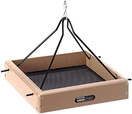Birds Choice Recycled Hanging Tray Bird Feeder | Small