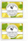 Lemon Mint Tea - USA Made Soy Wax Melts, 2 Pack, 6 oz