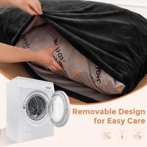 MAXYOYO 3 in 1 Kids Bean Bag Chair, Comfy Floor Sofa with Removed Cover
