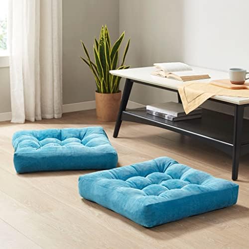 Floor Pillows Set of 6, Large Meditation Cushion for Adults, 22 Inch Square