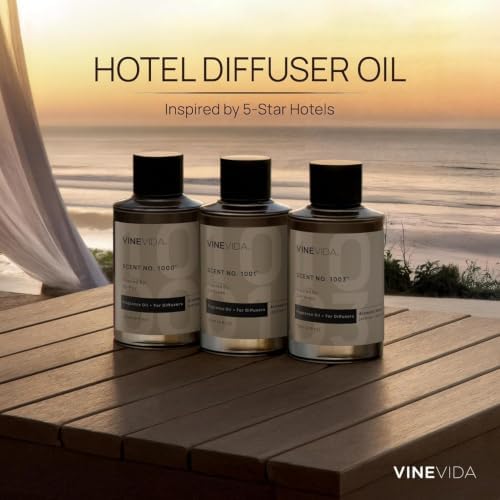 VINEVIDA (32oz) Hotel Fragrance Collection Diffuser Oil - Hotel Scents Diffusers for Home - Cold Air Diffuser Oil - Hotel Scent Essential Oil - Scent No.1015 Inspired by Grace Vanderbilt Hotel