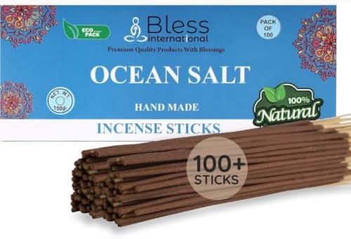 Bless-Organic-Ocean-Salt 100%-Natural-Handmade-Incense-Sticks