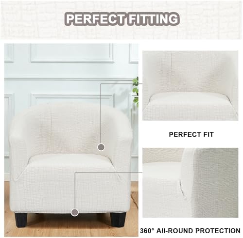 Eco-Ancheng Club Chair Slipcover Tub Chair Cover Stretch Armchair Covers