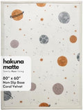 Hakuna Matte CloudSoft Baby Play Mat for Floor 60" x 80" Planets