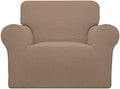 Easy-Going Stretch Chair Slipcover with Arm Washable Camel