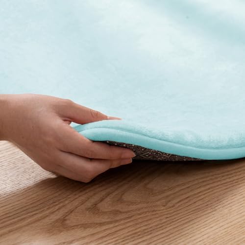 1.3" Thick Baby Floor Play Mat 50x50 Padded Foam Mat Kids, Ice Blue