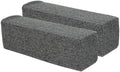 2 Pack Couch Arm Rest Pillow, 6''x6''x20'' Linen Cover, High Density Foam Armrest Cushion, Removable & Washable Elbow Support for Sofa, Bed, and Armchair (Dark Grey)