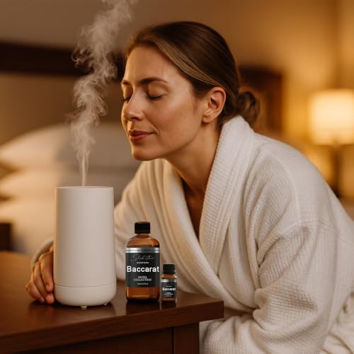 Hotel Collection Diffuser Oil – Inspired by Baccarat Hotel Scent – Sandalwood, Bergamot & Cedarwood – for Essential & Waterless Diffusers (1 Fl Oz (Pack of 1))