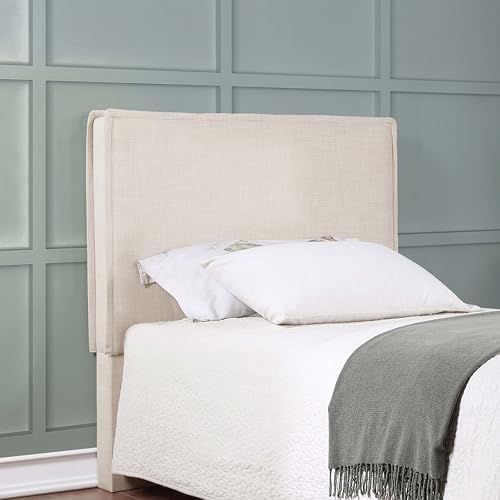 Coaster Izzy Twin Upholstered Panel Headboard with Flange, Sand 315985T