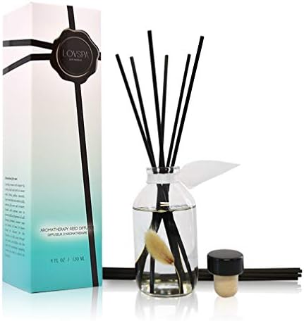 Reed Diffuser Set - Clean Cotton Blossom Scented Diffuser with Sticks