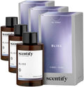 Scentify Bliss Aroma Oil Refill Scent for Oil Diffusers - Eucalyptus, Bergamot, Tea & Powdery Scents - Luxurious Relaxing Aromatherapy Diffuser Fragrance 100ml, 3.38 oz (Pack of 3)