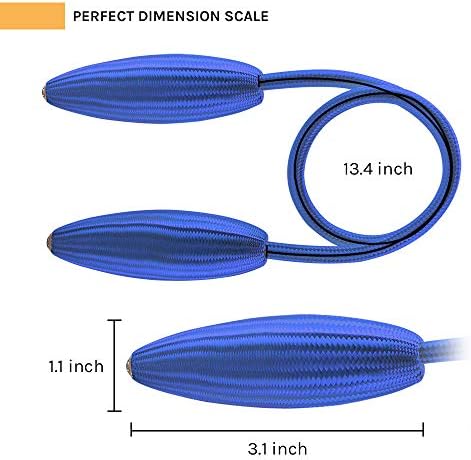 NICEEC 2 Pack DIY Curtain Tiebacks Clips Crystal Decorative Creative Twist Drape Tie Backs European Style Random Modelling Curtain Holdbacks for Home Kitchen Office Window Drapery (Royal Blue)