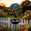 Solar Bird Feeders for Outdoors, Ant Garden Decor with Umbrella Light