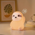 Sloth Silicone Night Light for Kids, Cute Squishy LED Lamp Gift