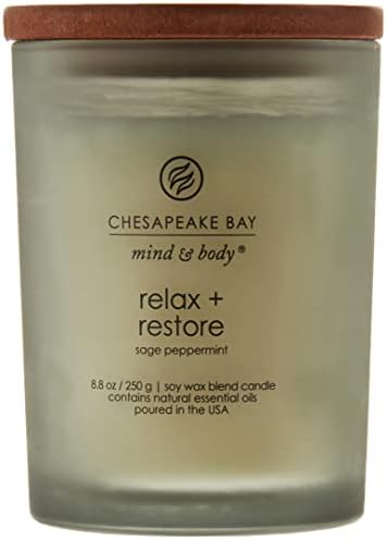 Chesapeake Bay Candle PT41987 Candle Medium Jar Sheer Jasmine Home Decor 8.8oz (Pack of 4)
