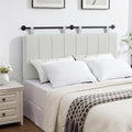 UEV Queen Headboard Only, Wall Mounted Hanging Upholstered Bed Head Board
