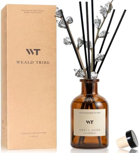 WEALD TRIBE Jungle Berries Scent Reed Diffuser for Bathroom Air Fresheners