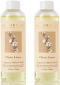 Cocorrína Reed Diffuser Refill - Clean Linen 6.7 oz / 2 Packs Reed Diffuser Oil Refill