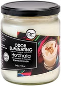 Horchata Odor Eliminating Highly Fragranced Candle - Eliminates 95% of Pet, Smoke, Food, and Other Smells Quickly - Up to 80 Hour Burn time - 12 Ounce Premium Soy Blend