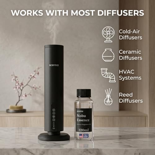 Nobu-Inspired Diffuser Oil Refill, Jasmine Lily Sandalwood, 120 mL